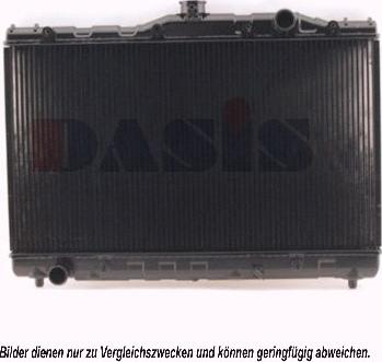 AKS Dasis 210160N - Радіатор, охолодження двигуна autocars.com.ua