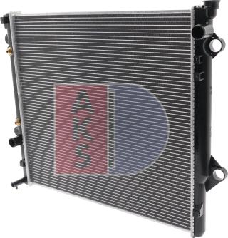 AKS Dasis 210166N - Радиатор, охлаждение двигателя autodnr.net