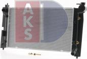 AKS Dasis 210228N - Радіатор, охолодження двигуна autocars.com.ua