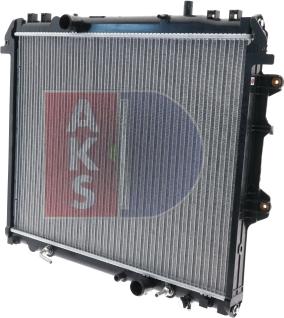 AKS Dasis 210232N - Радіатор, охолодження двигуна autocars.com.ua