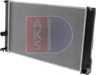 AKS Dasis 210238N - Радіатор, охолодження двигуна autocars.com.ua