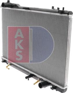 AKS Dasis 210241N - Радіатор, охолодження двигуна autocars.com.ua