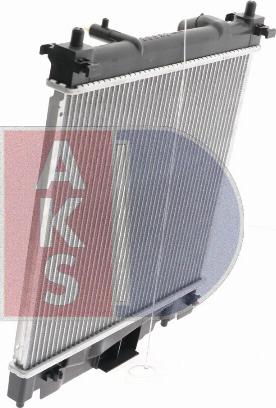 AKS Dasis 210251N - Радіатор, охолодження двигуна autocars.com.ua