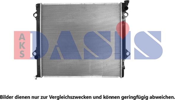 AKS Dasis 210256N - Радиатор, охлаждение двигателя autodnr.net