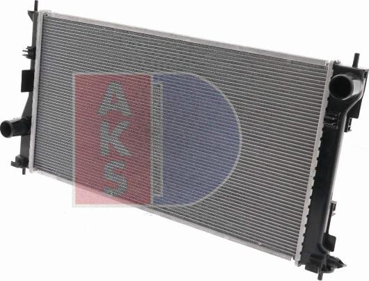 AKS Dasis 210263N - Радіатор, охолодження двигуна autocars.com.ua
