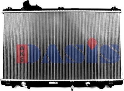 AKS Dasis 210271N - Радіатор, охолодження двигуна autocars.com.ua