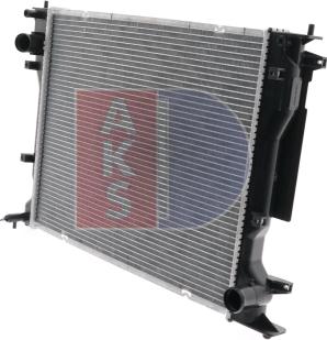 AKS Dasis 210283N - Радіатор, охолодження двигуна autocars.com.ua