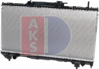AKS Dasis 210430N - Радіатор, охолодження двигуна autocars.com.ua