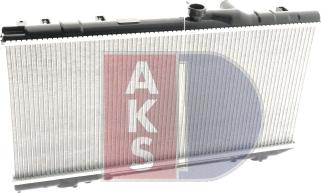 AKS Dasis 210940N - Радіатор, охолодження двигуна autocars.com.ua