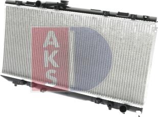 AKS Dasis 210940N - Радіатор, охолодження двигуна autocars.com.ua