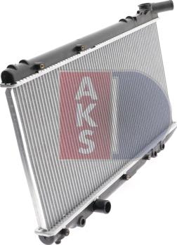 AKS Dasis 211260N - Радіатор, охолодження двигуна autocars.com.ua