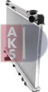 AKS Dasis 211260N - Радіатор, охолодження двигуна autocars.com.ua