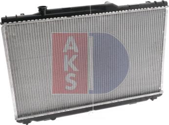 AKS Dasis 211590N - Радіатор, охолодження двигуна autocars.com.ua