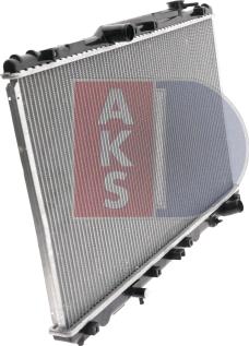 AKS Dasis 211590N - Радіатор, охолодження двигуна autocars.com.ua