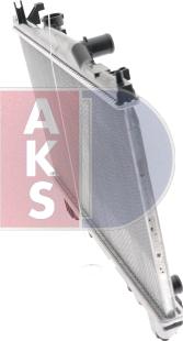 AKS Dasis 211960N - Радіатор, охолодження двигуна autocars.com.ua