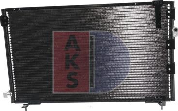 AKS Dasis 212008N - Конденсатор, кондиціонер autocars.com.ua