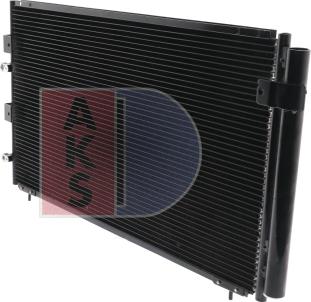AKS Dasis 212026N - Конденсатор, кондиціонер autocars.com.ua