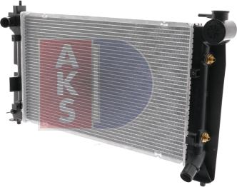 AKS Dasis 212029N - Радіатор, охолодження двигуна autocars.com.ua