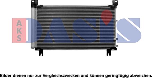 AKS Dasis 212103N - Конденсатор, кондиціонер autocars.com.ua