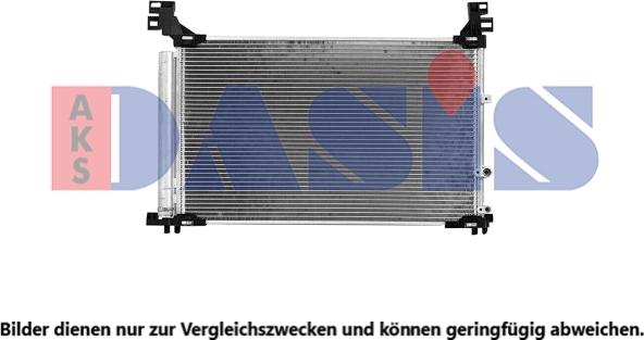 AKS Dasis 212127N - Конденсатор, кондиціонер autocars.com.ua