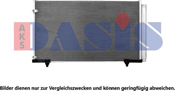 AKS Dasis 212131N - Конденсатор, кондиціонер autocars.com.ua