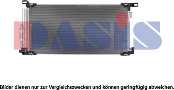 AKS Dasis 212136N - Конденсатор, кондиціонер autocars.com.ua