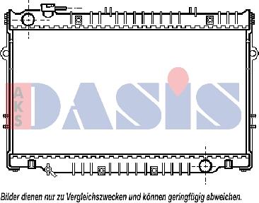 AKS Dasis 213420N - Радиатор, охлаждение двигателя autodnr.net