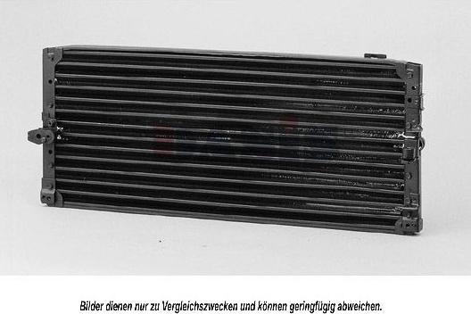 AKS Dasis 213590N - Конденсатор, кондиціонер autocars.com.ua