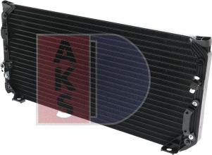 AKS Dasis 213800N - Конденсатор, кондиціонер autocars.com.ua
