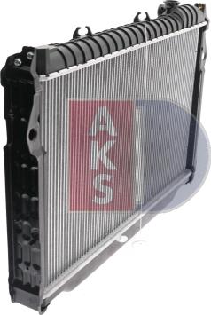 AKS Dasis 213830N - Радіатор, охолодження двигуна autocars.com.ua