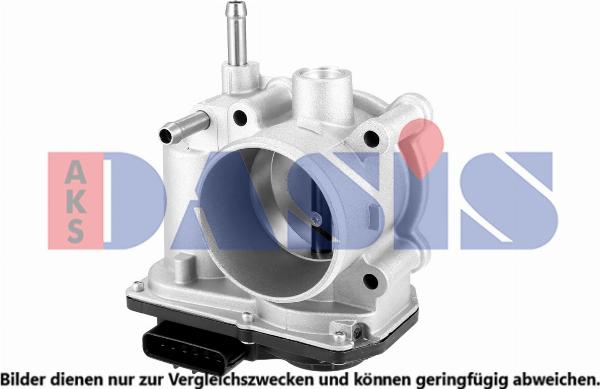 AKS Dasis 217017N - Патрубок дросельної заслінки autocars.com.ua