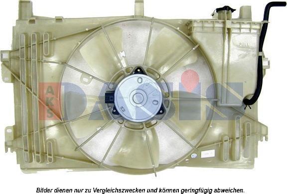 AKS Dasis 218015N - Вентилятор, охолодження двигуна autocars.com.ua