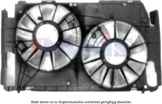 AKS Dasis 218081N - Вентилятор, охолодження двигуна autocars.com.ua