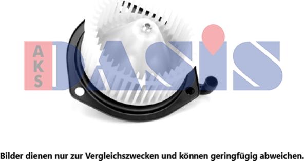 AKS Dasis 218092N - Вентилятор салону autocars.com.ua