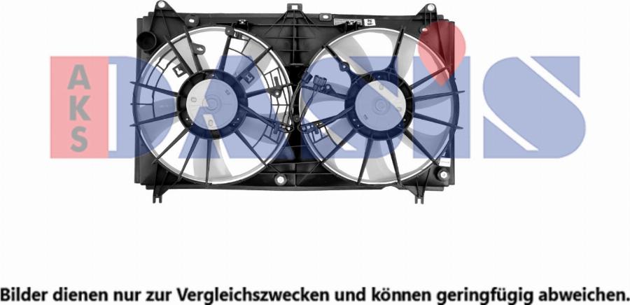 AKS Dasis 218114N - Вентилятор, охолодження двигуна autocars.com.ua