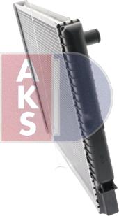 AKS Dasis 220011N - Радіатор, охолодження двигуна autocars.com.ua