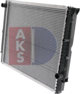 AKS Dasis 220840N - Радіатор, охолодження двигуна autocars.com.ua