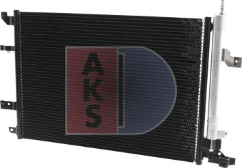 AKS Dasis 222000N - Конденсатор, кондиціонер autocars.com.ua