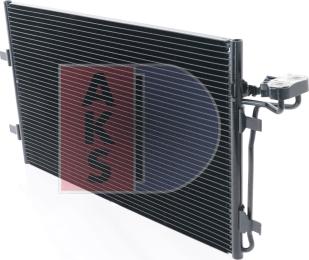 AKS Dasis 222004N - Конденсатор, кондиціонер autocars.com.ua