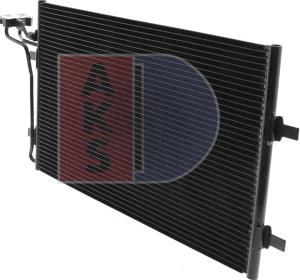 AKS Dasis 222008N - Конденсатор, кондиціонер autocars.com.ua