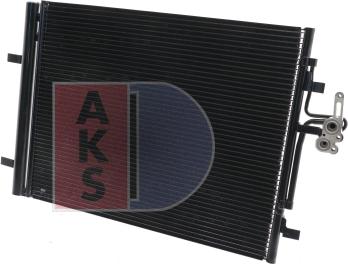 AKS Dasis 222009N - Конденсатор, кондиціонер autocars.com.ua