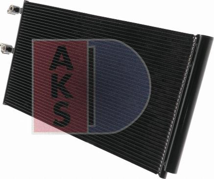 AKS Dasis 222014N - Конденсатор, кондиціонер autocars.com.ua
