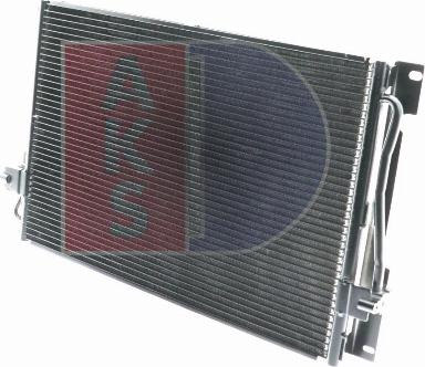 AKS Dasis 222070N - Конденсатор, кондиціонер autocars.com.ua