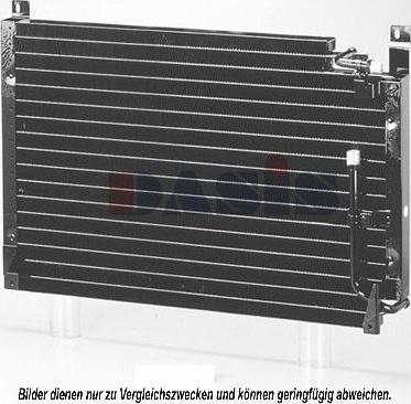 AKS Dasis 222130N - Конденсатор, кондиціонер autocars.com.ua