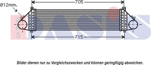AKS Dasis 227005N - Интеркулер autocars.com.ua