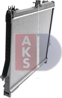 AKS Dasis 230003N - Радіатор, охолодження двигуна autocars.com.ua