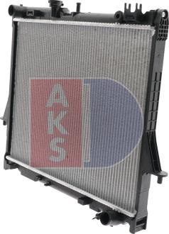 AKS Dasis 230003N - Радіатор, охолодження двигуна autocars.com.ua