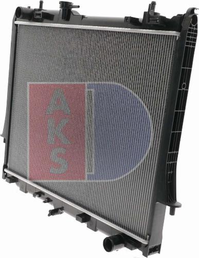 AKS Dasis 230007N - Радіатор, охолодження двигуна autocars.com.ua