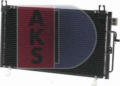 AKS Dasis 232004N - Конденсатор, кондиціонер autocars.com.ua