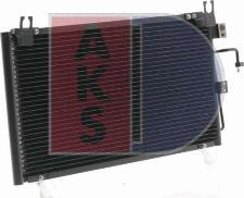 AKS Dasis 232004N - Конденсатор, кондиціонер autocars.com.ua